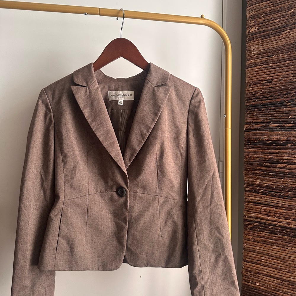 Jones New York Taupe Women's Blazer
